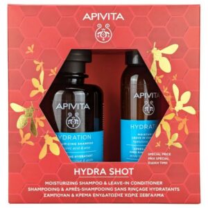 Apivita Promo Set Hydration Moisturizing Shampoo 250ml & Moisturizing Leave In Conditioner 100ml