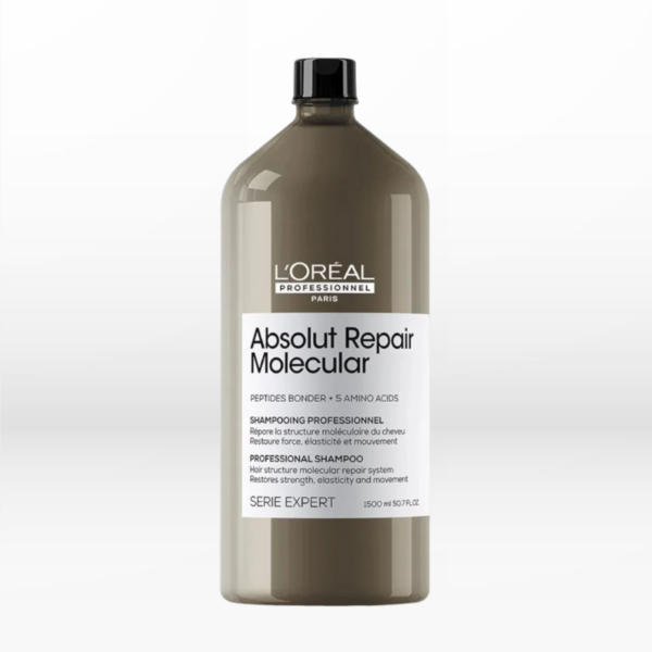 L’Oréal Professionnel Serie Expert Absolut Repair Molecular Σαμπουάν Μοριακής Επανόρθωσης Χωρίς Θειικά ‘Αλατα Για ταλαιπωρημένα Μαλλιά 1500ml