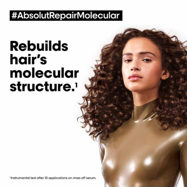 L’Oréal Professionnel Serie Expert Absolut Repair Molecular Σαμπουάν Μοριακής Επανόρθωσης Χωρίς Θειικά ‘Αλατα Για ταλαιπωρημένα Μαλλιά 1500ml