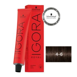 Schwarzkopf Igora Royal 4-6 Καστανό Μεσαίο Μαρόν 60ml