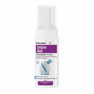 Frezyderm Intim Aid Cranberry Foam Αφρός Καθαρισμού Για Ευαίσθητη Περιοχή 100ml