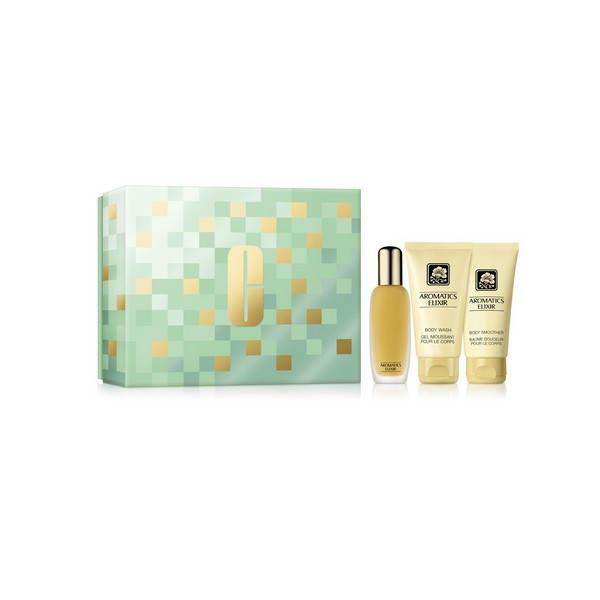 Clinique Aromatics Elixir 3 Ways Set Elixir Perfume 45ml & Body Smoother 75ml & Body wash 75ml