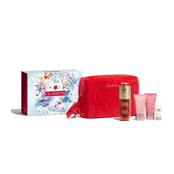 Clarins Double Serum & Multi-Active Set Double Serum 50ml & Multi-Active Day Cream 15ml & Multi-Active Night Cream 15ml & Primer 5ml