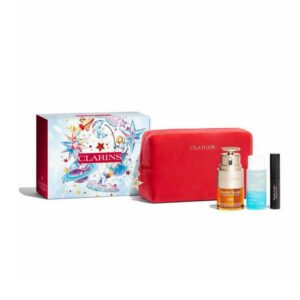 Clarins Double Serum Eye Set Double Eye Serum 20ml & Make Up Remover 30ml & Wonder Perfect 4D Mascara
