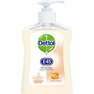 Dettol E45 Honey Extract Antibacterial Liquid Hand Wash 250ml