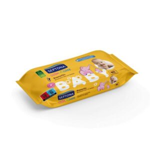Septona Calm n’ Care Χαμομήλι Μωρομάντηλα Για Βρέφη 3×80τμχ.