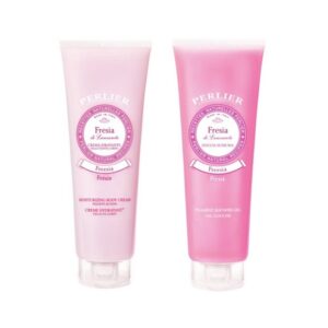 Perlier Fresia Set Shower Gel 250ml Moisturizing Body Cream 250ml
