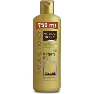 Natural Honey Argan Oil Bath & Shower Gel 750ml