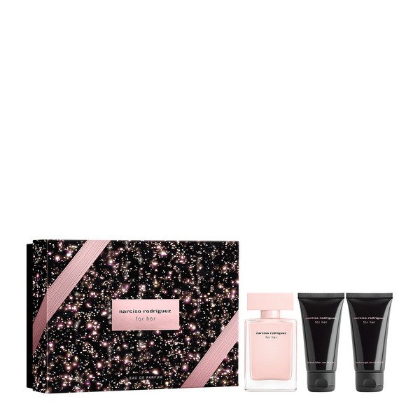 Narciso Rodriguez For Her Xmas Set Eau De Parfum 50ml & Body Lotion 50ml & Shower Gel 50ml