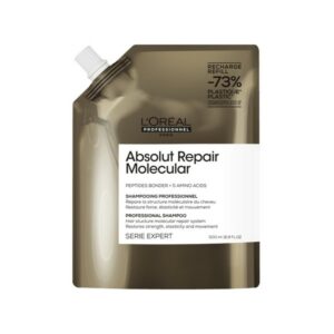 L’Oréal Professionnel Serie Expert Absolut Repair Molecular Σαμπουάν Μοριακής Επανόρθωσης Χωρίς Θειικά ‘Αλατα Για ταλαιπωρημένα Μαλλιά Refill 500ml