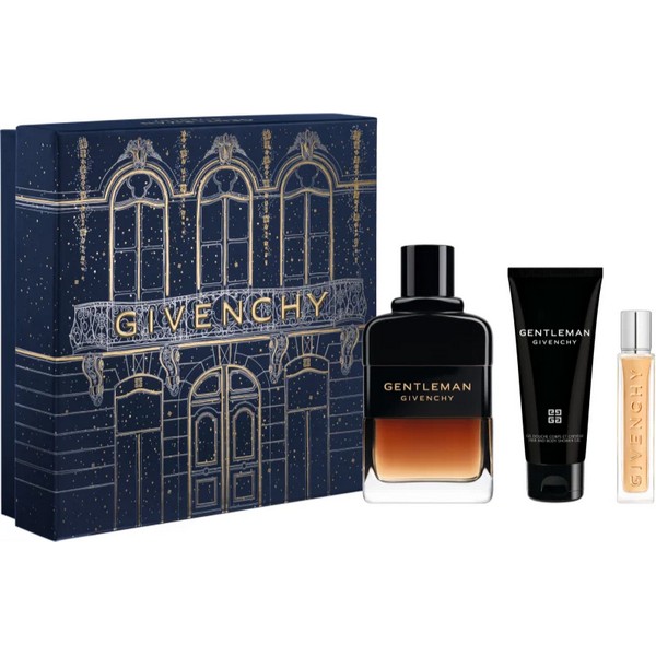 Givenchy Gentleman Réserve Privée Set Eau De Parfum 100ml & Shower Gel 75ml & Travel Spray 12,5ml
