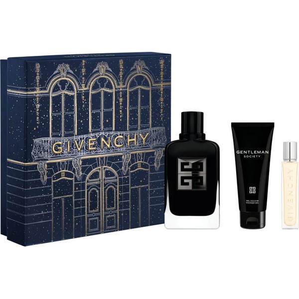 Givenchy Gentleman Society Extrême Set Eau De Parfum 100ml & Shower Gel 75ml & Travel Spray 12,5ml
