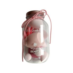 Ro Accessories Βαζάκι Σετ Με Σφουγγαράκια Μακιγιάζ 10τμχ