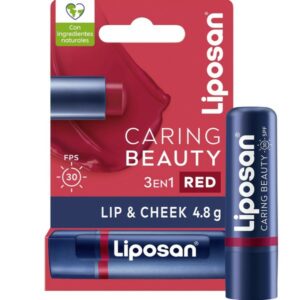 Liposan Caring Beauty Red Lip & Cheek SPF30 4.8gr