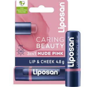 Liposan Caring Beauty Nude Pink Lip & Cheek SPF30 4.8gr
