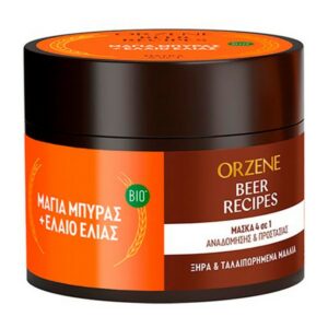 Orzene Beer Recipes 4-In-1 Hair Mask Αναδόμησης & Προστασίας 350ml