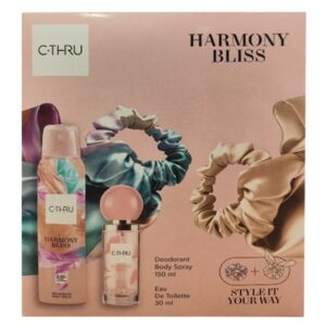 C-Thru Harmony Bliss Set EDT 30ml & Deodorant Spray 150ml & & Scrunchies
