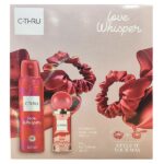 C-Thru Love Whisper Set EDT 30ml & Deodorant Spray 150ml & & Scrunchies