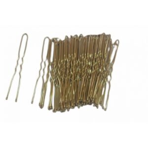 Ro Accessories Φουρκέτες Mαλλιών Χρυσές Σετ 50τμχ