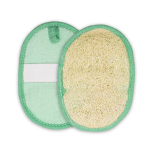 Νipavo Oval Loofah (1side loofah,1side cotton)