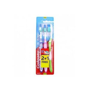 Colgate Extra Clean Τoothbrush 2+1