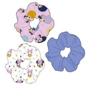 Disney Minnie Mouse Scrunchies Παιδικά Λαστιχάκια 3τμχ