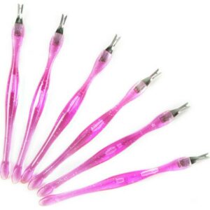 Ro Accessories Cuticle Trimmer And Pusher No CP007 Σετ 6τμχ.