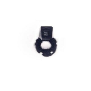 Ro Accessories Λαστιχάκια Μαλλιών Μόδας Με Πέρλες Μαύρο 2τμχ
