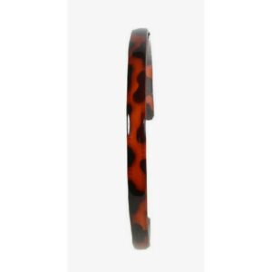 Ro Accessories Στέκα Μαλλιών Καφέ Ταρταρούγα 0.5cm