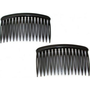 Ro Accessories Χτενάκι Νο 12-0008 Μαύρο 8cm Σετ 2τμχ