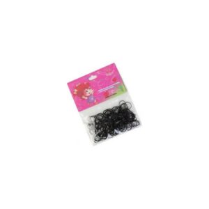 Ro Accessories Λάστιχα Μαλλιών Ράστα Μαύρα Νο 04-0016