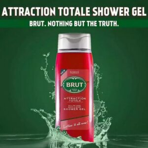 Brut Attraction Totale All In One Hair And Body Shower Gel 500ml