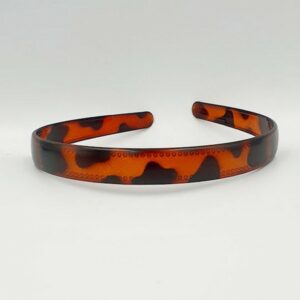 Ro Accessories Στέκα Μαλλιών Νο 14-0050 Ταρταρούγα Καφέ 2cm