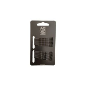 Ro Accessories Τσιμπιδάκια Μαύρα Σετ 24τμχ