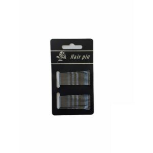 Rο Accessories Τσιμπιδάκια Ασημί Σετ 24τμχ