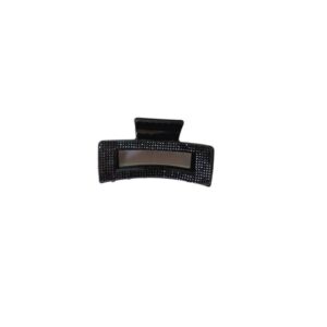 Ro Accessories Κλάμερ Μαλλιών Μαύρο Mε Στρας 8.5cm 13-0057