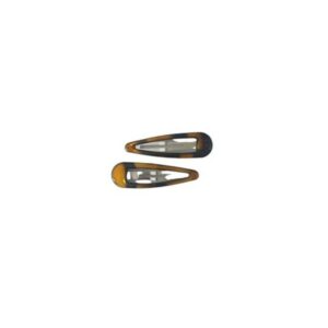 Ro Accessories Κλικ κλακ Mαλλιών 3cm Tαρταρούγα Καφέ 12-0069