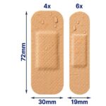 Hansaplast Universal Water Resistant Αδιάβροχα Αυτοκόλλητα Επιθέματα 10τμχ.
