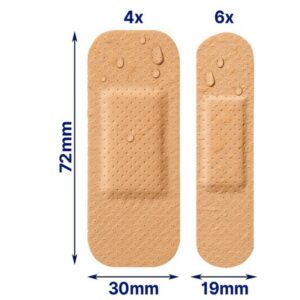 Hansaplast Universal Water Resistant Αδιάβροχα Αυτοκόλλητα Επιθέματα 10τμχ.