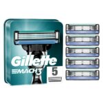Gillette Blades Mach 3+ Ανταλλακτικά Ξυραφάκια 5τμχ.