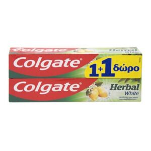 Colgate Herbal White Toothpaste 2x75ml (1+1)