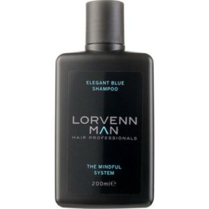 Lorvenn Man Elegant Blue Shampoo Ανδρικό Σαμπουάν Για Γκρίζα & Ξανθά Μαλλιά 200ml