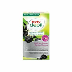 Perky Byly Depil Activated Charcoal Depilatory Facial Strips 20τμχ