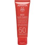 Apivita Promo Set Bee Sun Safe Anti-Spot & Anti-Age SPF50 Defense Face Cream 50ml & Black Detox Cleansing Jelly 50ml & Express Face Mask Sea Levander 2x8ml