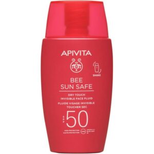 Apivita Promo Set Bee Sun Safe Dry Touch SPF50 Invisible Face Fluid 50ml & Black Detox Cleansing Jelly 50ml & Express Face Mask Sea Levander 2x8ml