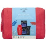 Apivita Promo Set Bee Sun Safe Dry Touch SPF50 Invisible Face Fluid 50ml & Black Detox Cleansing Jelly 50ml & Express Face Mask Sea Levander 2x8ml
