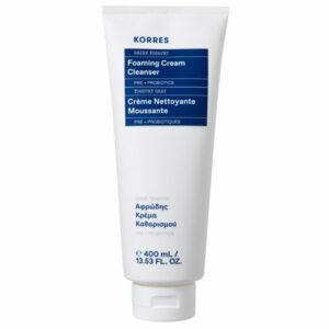 Korres Greek Yoghurt Foaming Cream Cleanser Pre+ Probiotics Αφρώδης Κρέμα Καθαρισμού Με Ελληνικό Γιαούρτι & Πρεβιοτικά-Πρoβιοτικά 150ml
