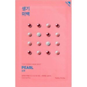 Holika Holika Pure Essence Pearl Sheet Mask Μάσκα Προσώπου Για Ενυδάτωση 23ml