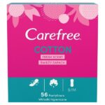 Carefree Cotton Fresh Scent Σερβιετάκια 56τμχ.