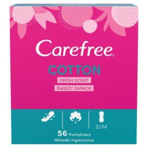 Carefree Cotton Fresh Scent Σερβιετάκια 56τμχ.